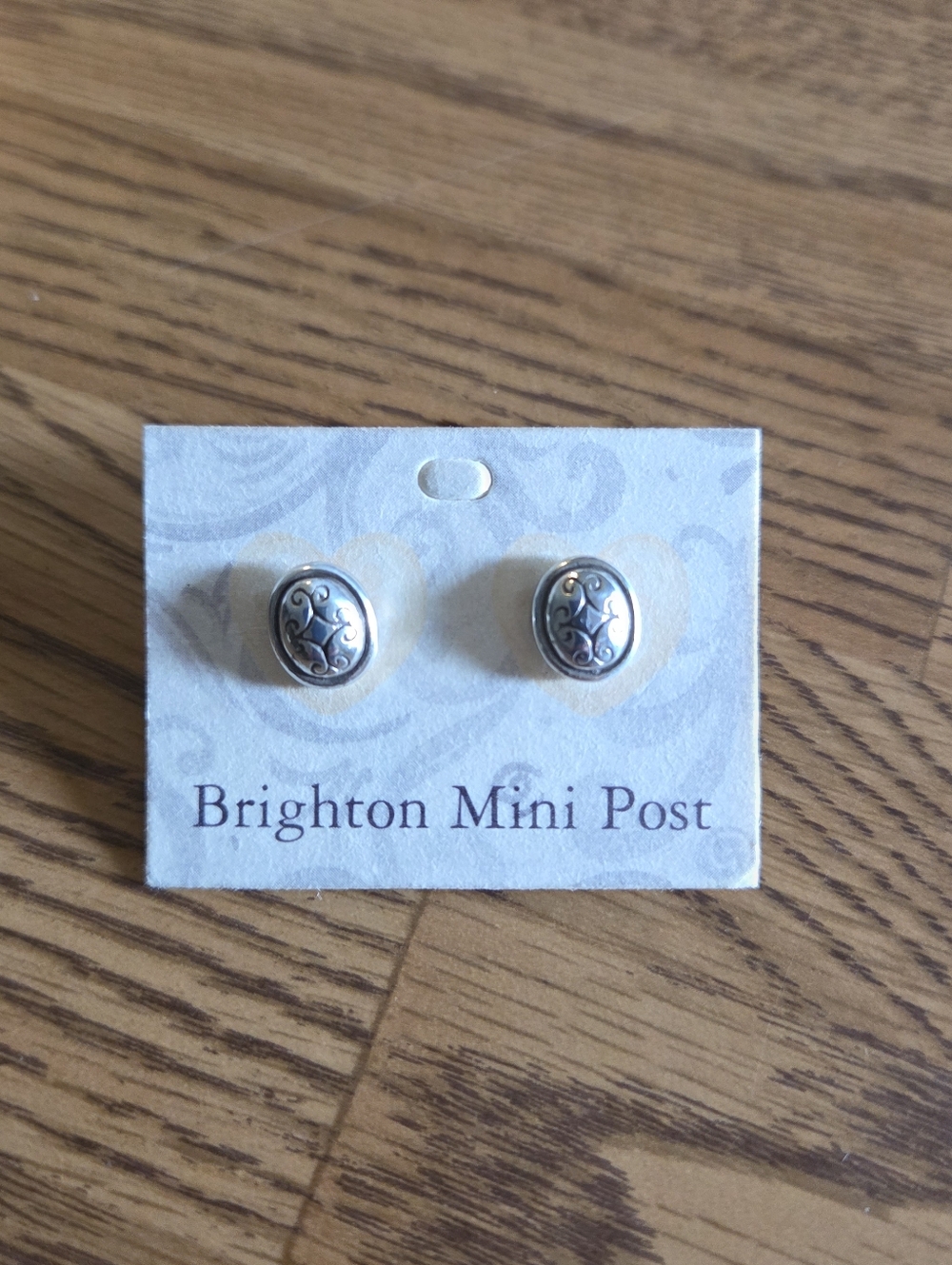 BRIGHTON "Irene" Silver Button Mini Posts - Picture 4 of 5